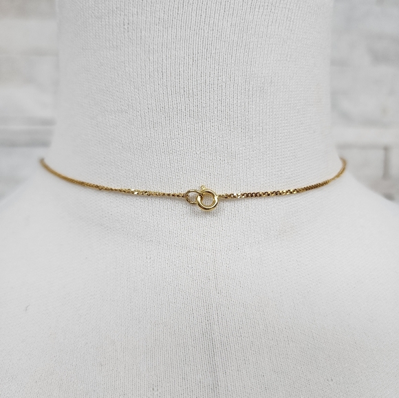 Authentic CHANEL CC Logo Rhinestone Heart Gold Tone Pendant - Picture 7 of 10